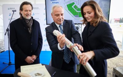 Wmurowanie kamienia węgielnego pod budowę Galerii Chełm