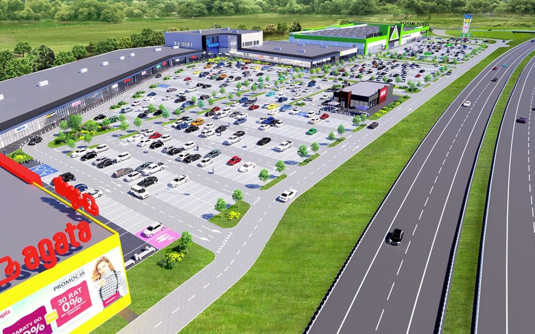 Acteeum regional retail park – Koszalin Power Center – attracts big brands