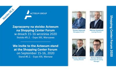 Zapraszamy na Shopping Center Forum 2020!