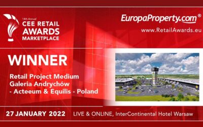 Galeria Andrychów awarded by EuropaProperty