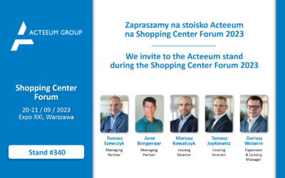 Acteeum at the 2023 edition of Shopping Center Forum