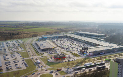 The construction of Acteeum and Equilis shopping center in Gorzów almost completed