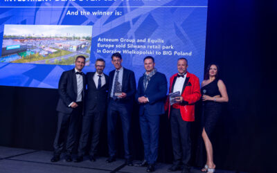 Gorzowski park handlowy Acteeum i Equilis wśród laureatów CEE Investment Awards 2024 EuropaProperty